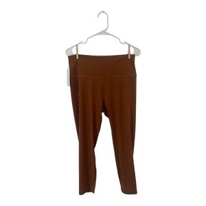 Ododos Brown Butter-Like Capri Leggings